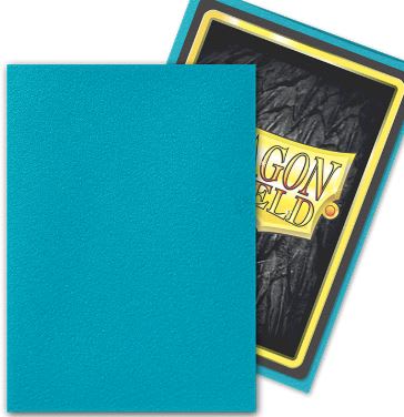 SLEEVES STANDARD SIZE MATTE 100 - TURQUOISE2