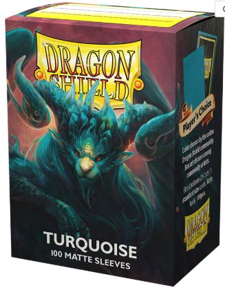 SLEEVES STANDARD SIZE MATTE 100 - TURQUOISE1