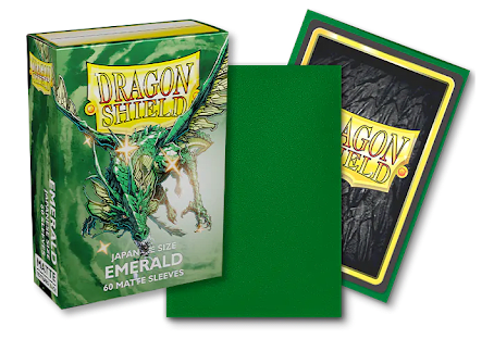 Dragon Shield Sleeves - Japanese- Matte Emerald1