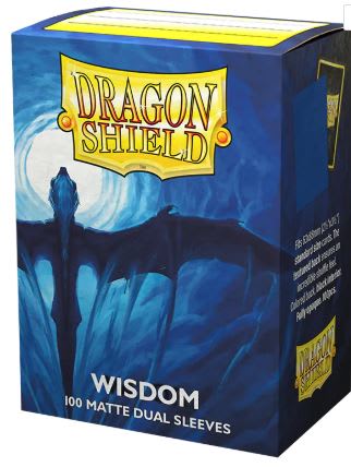 SLEEVES STANDARD SIZE MATTE DUAL 100 - WISDOM1