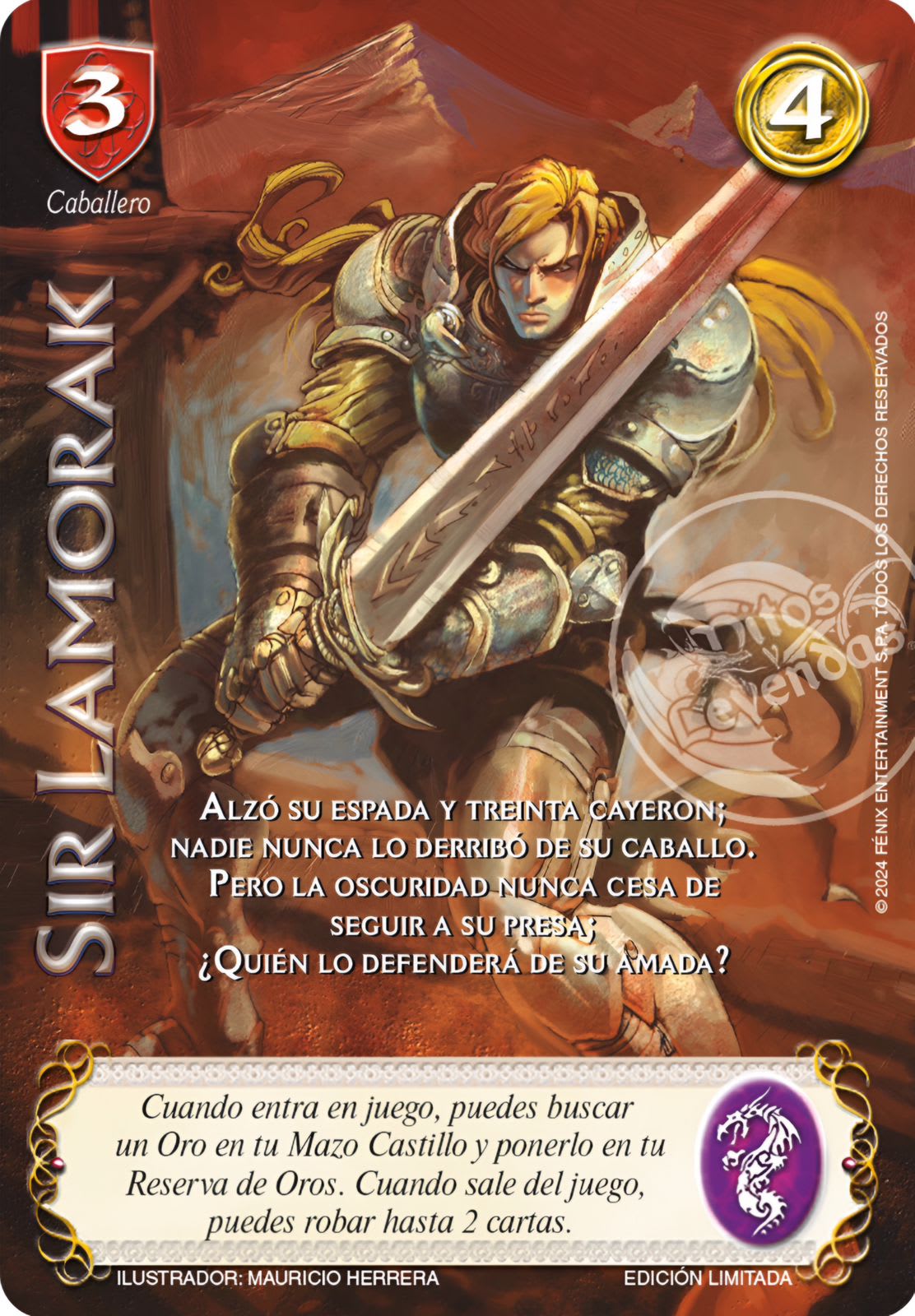 Sir Lamorak - Foil Premium | GorilaTCG | Tienda De Tcg y Coleccionismo