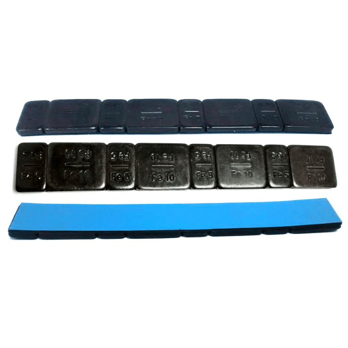 Contrapesos adhesivos para llantas de autos 60grs. 4×5/4×10 FE.2