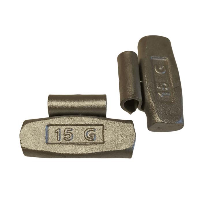 Contrapesos para llantas de fierro 15 gr1