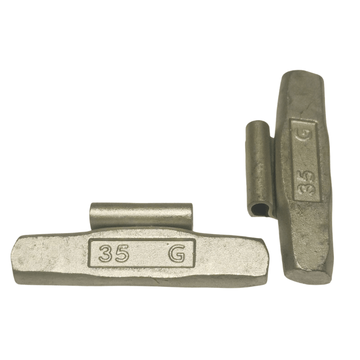 Contrapesos para llantas de fierro 35 gr1
