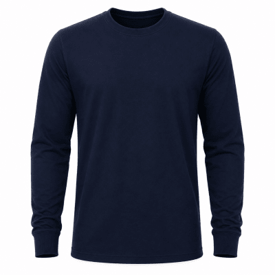 POLERA POLO M/L AZUL MARINO1