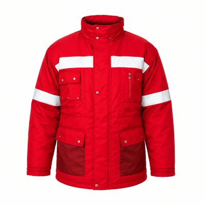 PARKA POLICE ROJA TERMICA F/POLAR2