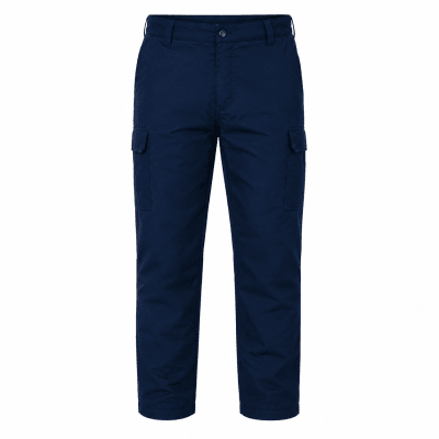 PANTALON CARGO POPLIN CON FORRO POLAR AZUL2