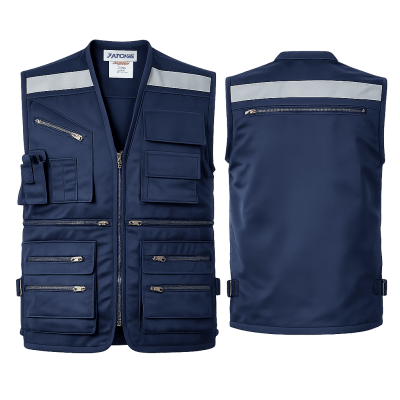 CHALECO GEOLOGO GABARDINA AZUL CANVAS2