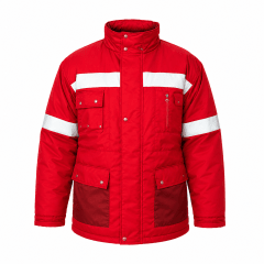 PARKA POLICE ROJA TERMICA F/POLAR