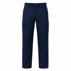 PANTALON CARGO POPLIN AZUL MARINO