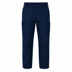PANTALON CARGO POPLIN CON FORRO POLAR AZUL