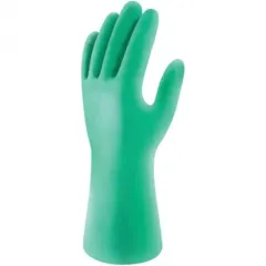 Guante Nitrilo Verde Flocado Pack (12unds)