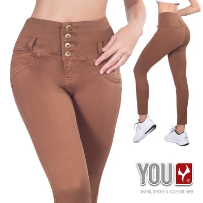 PANT.3.B.DRIL CAMELLO YOU  DAMA1