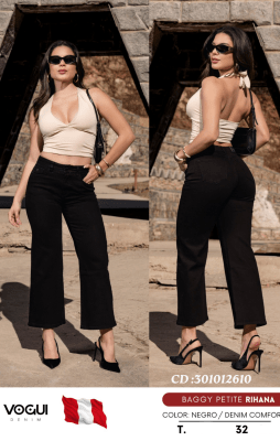 PANT. BAGGY PETITE RIHANA NEGRO VOGUI DAMA1