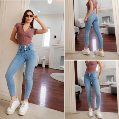 PANT. JULUETA 2 CELESTE  DAMA TORETTO