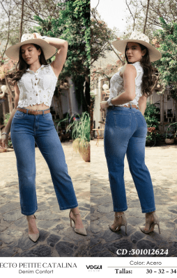 PANT.PETITE 1B CATALINA ACERO VOGUI DAMA