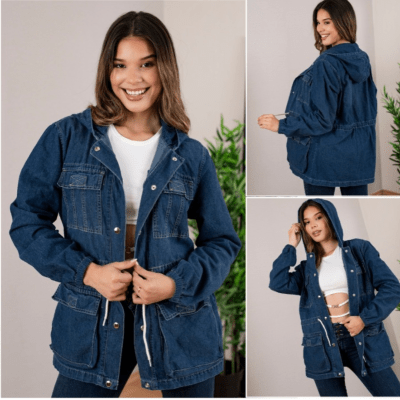 CASACA..AITANA AZUL JEANS TORETTO DAMA1