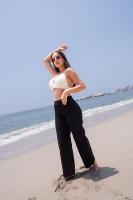 PANT.MARISOL NEGRO TORETTO DAMA