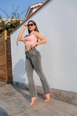 PANT.AC.CLEO PLOMO CLARO TORETTO