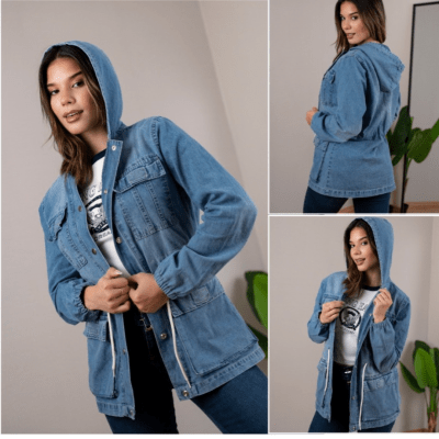 CASACA..AITANA CELESTE JEANS TORETTO DAMA