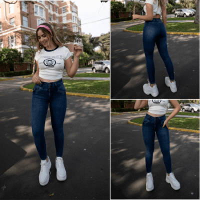 PANT.LIONELA AZUL TORETTO DAMA1