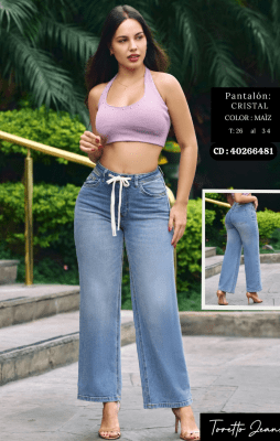 PANT.CRISTAL MAIZ TORETTO DAMA