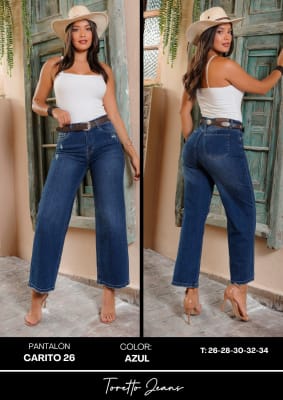 PANT.CARITO 26 REGULAR AZUL TORETTO