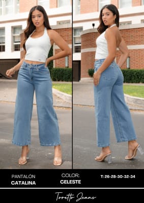 PANT.CATALINA -REGULAR CELESTE TORETTO