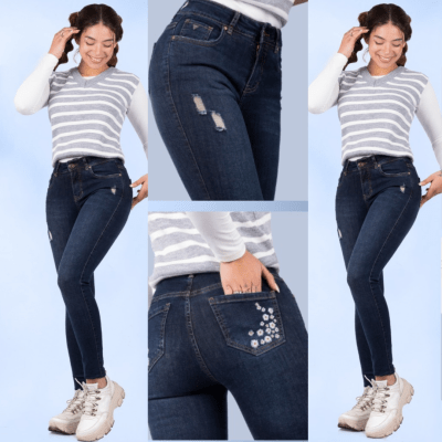 PANT.TORONTO DARK GREENISH JEANS VOGUI2