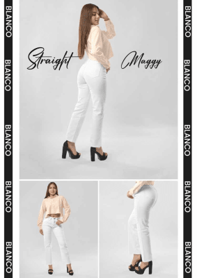 PANT.MAGGY BLANCO 70 STRAIGHT