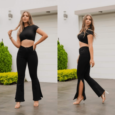 PANT.SANDY NEGRO JEANS TORETTO