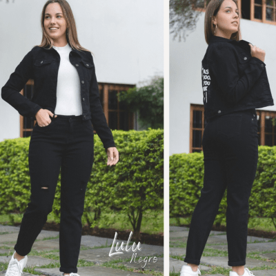 PANT.LULU NEGRO JEANS TORETTO