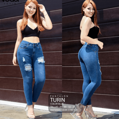 PANT.TURIN BLUE JEANS VOGUI