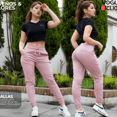 PANT.JOGGER DALLAS PALO ROSA VOGUI