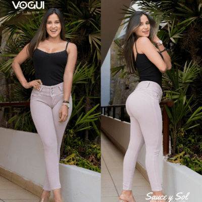 PANT.BOGOTA BEIGE CLARO FRENCH TERRY VOGUI1