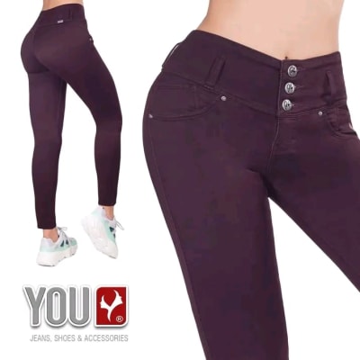 PANT.3.B.DRIL  VINO YOU DAMA