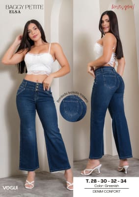 PANT.BAGGY PETITE 3B C/B ELSA GREENISH VOGUI 65