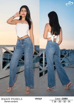 PANT.BAGGY 1B.C/B PAMELA CORN VOGUI 65