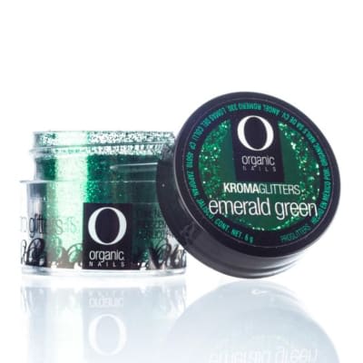 GLITTER ORG 33 EMERALD GREEN