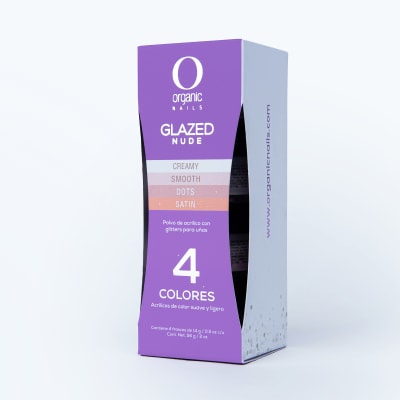 Set De 4 Glazed Nude (Creamy, Smooth, Dots, Satin)