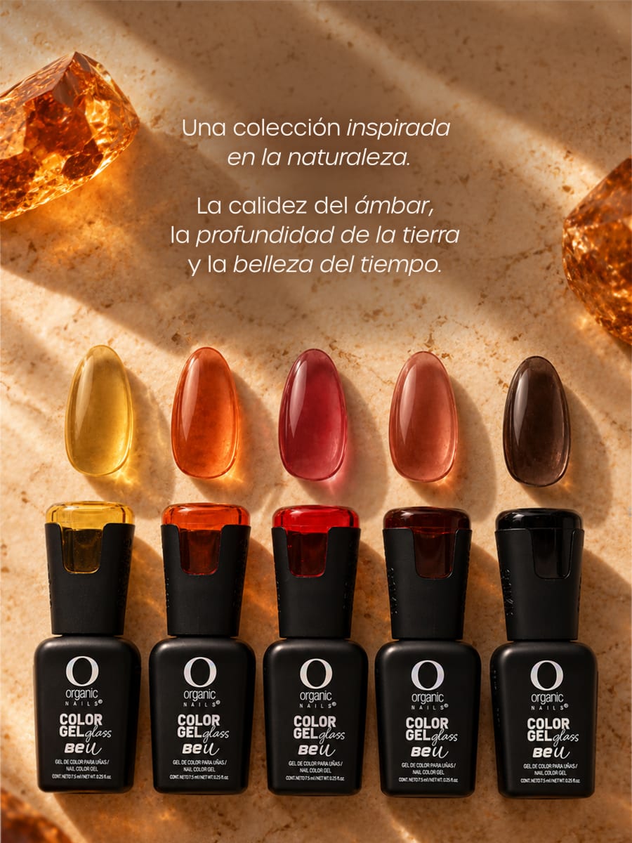 Colección Color Gel Ámbar Glass Gel BeU5