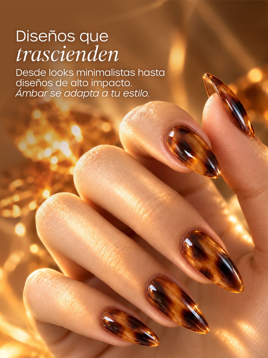 Colección Color Gel Ámbar Glass Gel BeU2