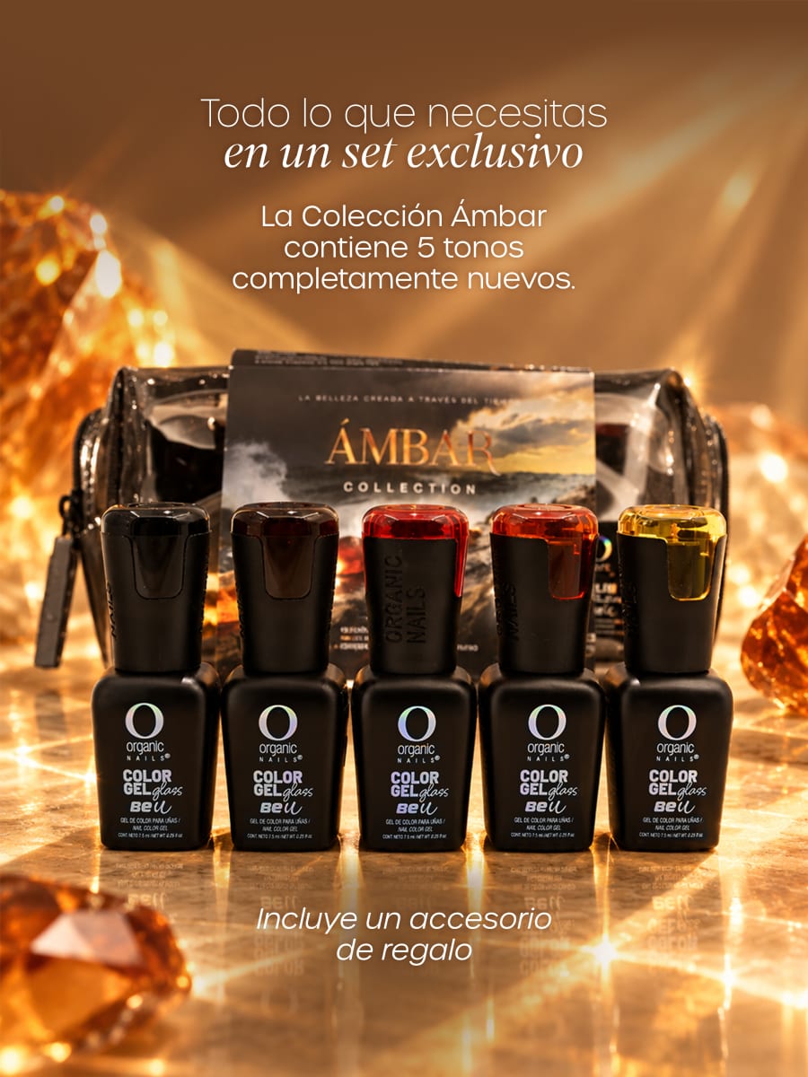 Colección Color Gel Ámbar Glass Gel BeU1