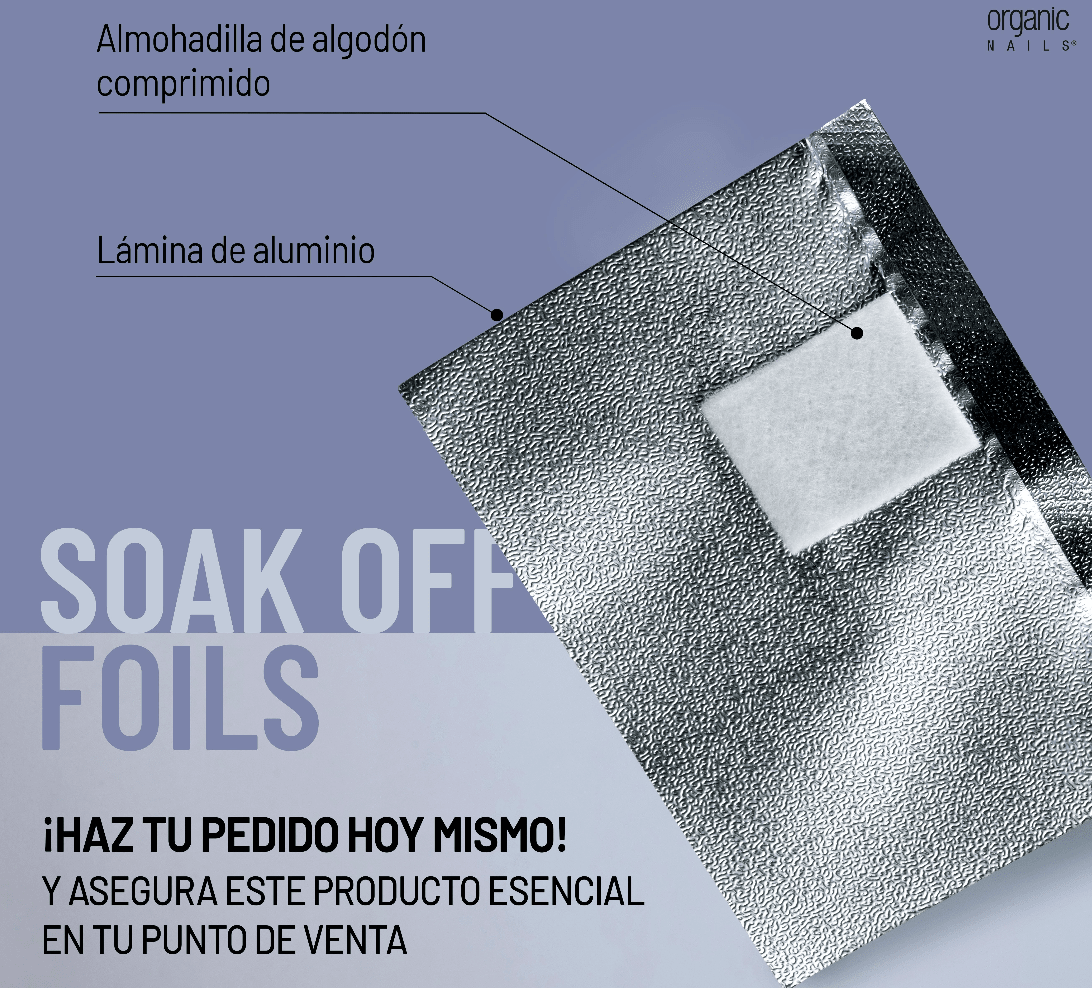 Lamina de Aluminio Soak Off Foils2