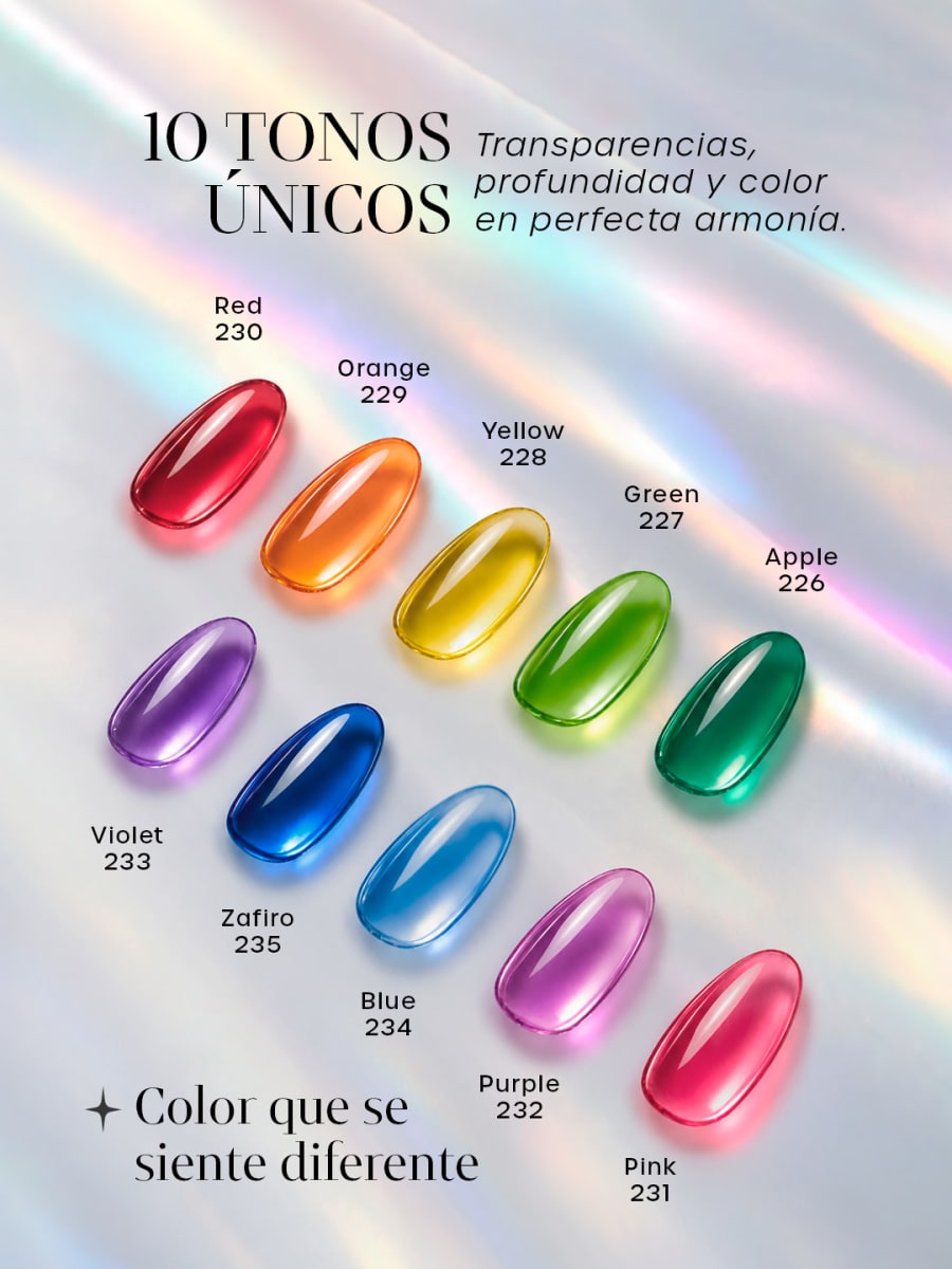 Colección Color Gel Murano Glass Gel BeU6