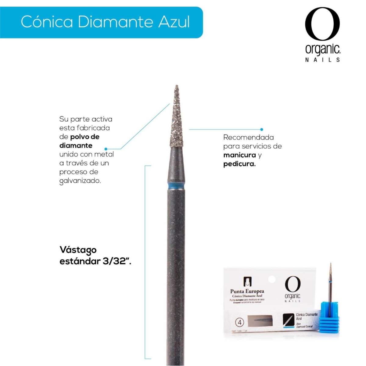 PUNTA EUROPEA CONICA DIAMANTE AZUL1