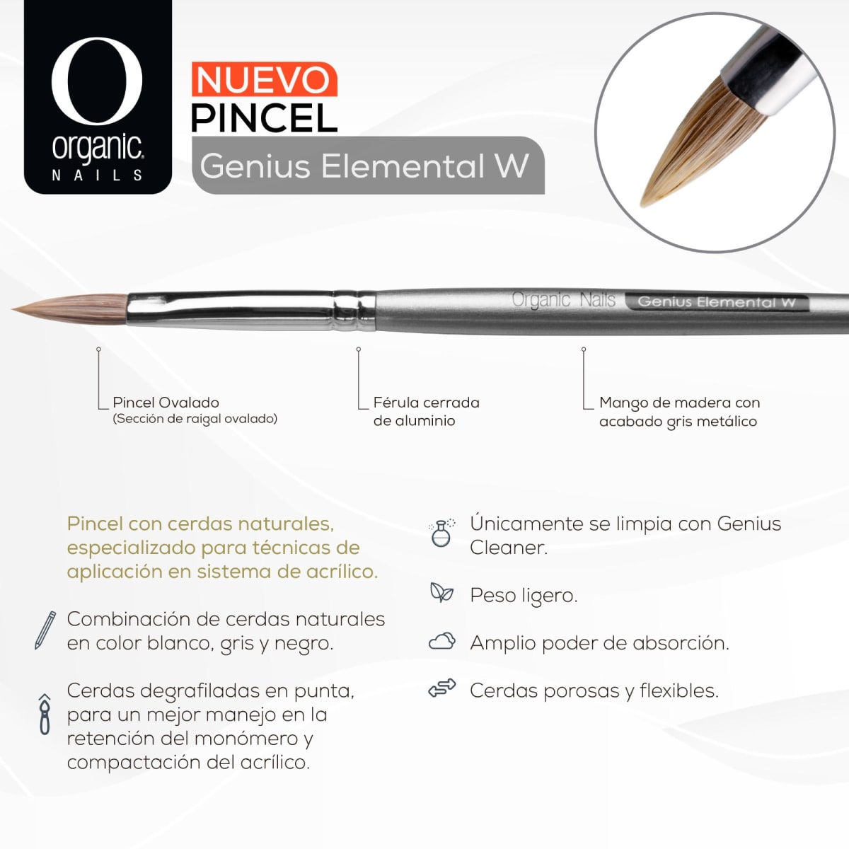 PINCEL GENIUS ELEMENTAL + SHAPER MAX4