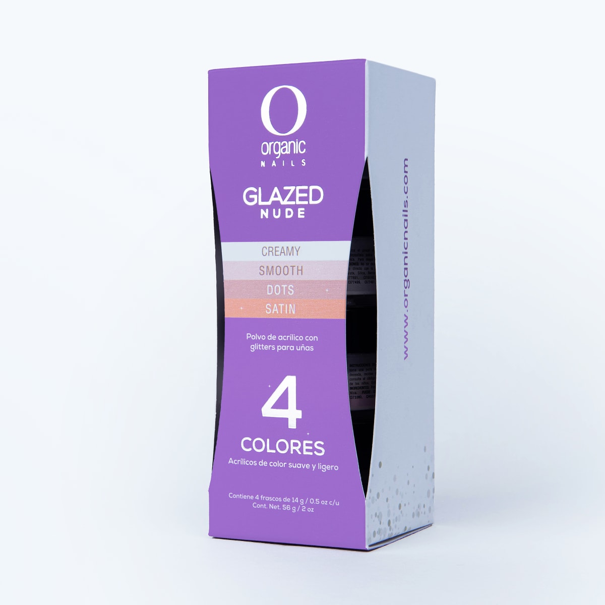 Set De 4 Glazed Nude (Creamy, Smooth, Dots, Satin)1