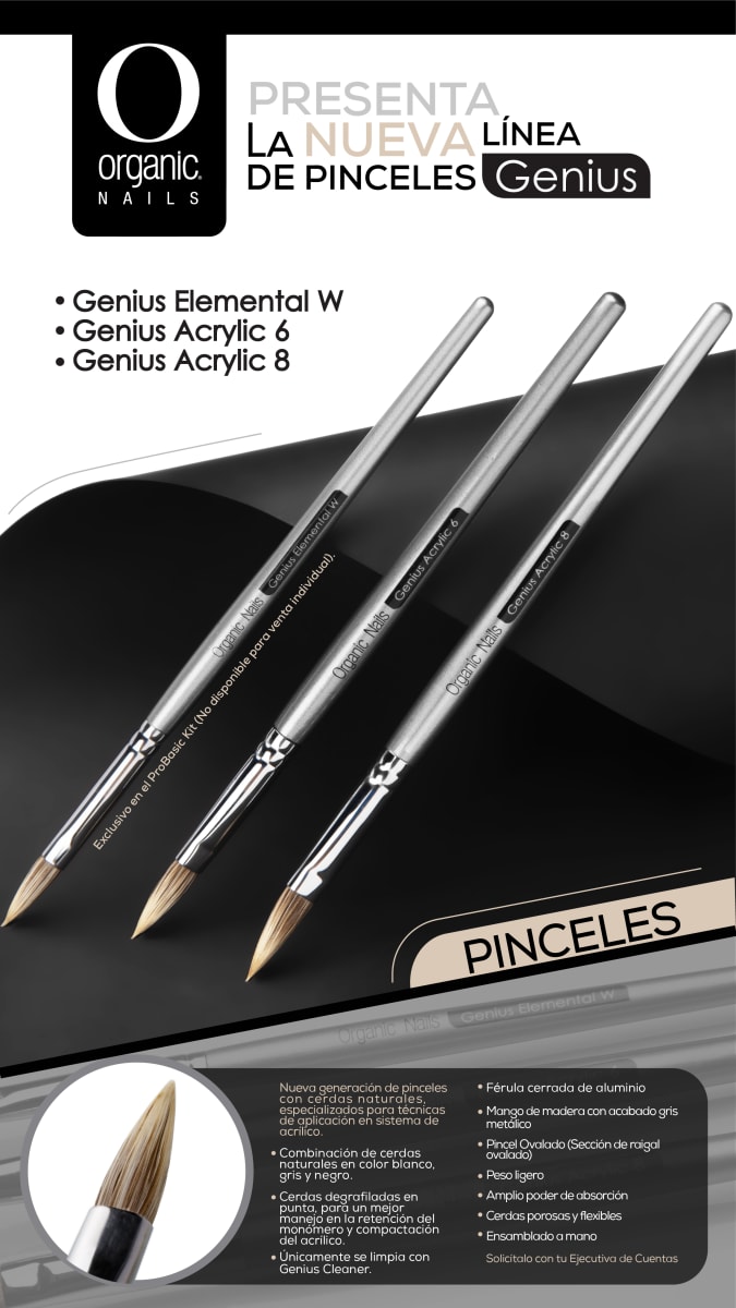 PINCEL GENIUS ACRYLIC 6 W3