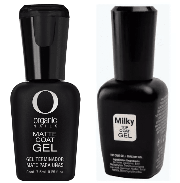 Pack Top con efectos, Matte coat 15 ml + Milky top 15 ml1